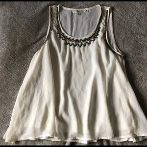 Ya brand cream colored top